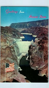 Aerial View Hoover Dam Looking Toward Outlet Tunnels