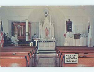 Damaged Back Pre-1980 CHURCH SCENE Minden Nebraska NE G3990