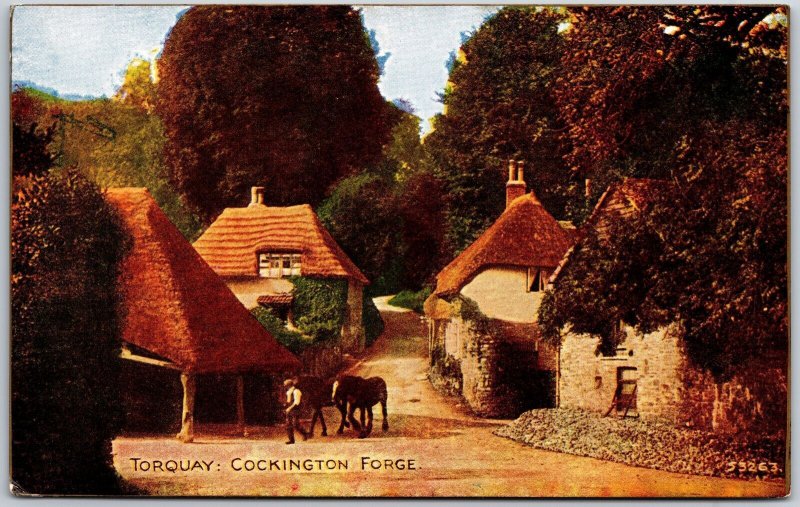 Torquay Cockington Forge England Most Photographed View in England Postcard