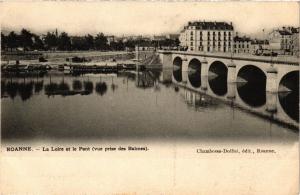 CPA ROANNE La Loire et le Pont (339096)