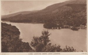 Scotland Postcard - Luss. Looking Down Loch Lomond   RS23639