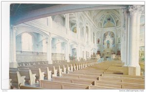 Interior View, Church of Saint-Pierre, Cheticamp, Cape Breton, Nova Scotia, C...