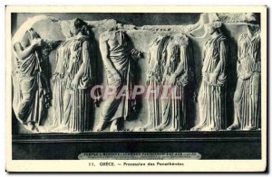 Old Postcard Greece Greece Panathenaic procession