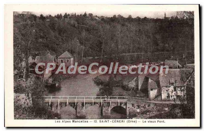 Postcard Old Saint Ceneri Le Vieux Pont