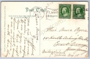 K17/ Camp Cole Rhode Island Postcard c1910 Boat Landing Dock  42