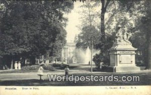 Dans le Parc Bruxelles, Belgium Unused 