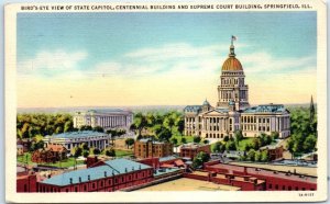 M-44686 State Capitol Centennial Building & Supreme Court Building Springfiel...