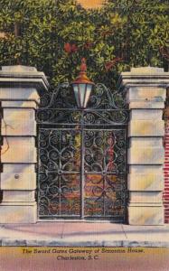 South Carolina Charleston The Sword Gates Gateway Of Simonton House