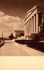 Washington D C National Gallery Of Art View Of Mall Entrance Looking West