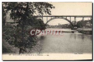 Old Postcard Mayenne Edges of Mayenne