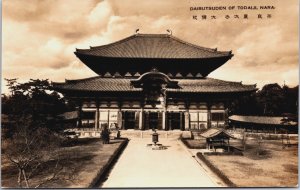 Japan Daibutsuden Of Todaiji Nara Vintage RPPC C216