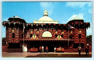 PONCE, Puerto Rico ~ Colorful FIREHOUSE Fire Department Trucks c1960s Postcard 