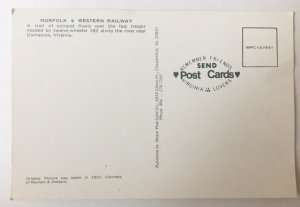 Norfolk & Western Railway freight train passing through Virginia