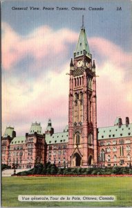 Canada Ottawa Peace Tower General View