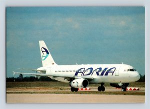 Aviation Airplane Postcard Adria Airways Slovenia Airlines Airbus A-320 D6