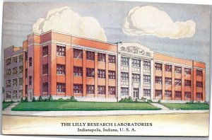 Postcard IN Indianapolis The Lilly Research Laboratories