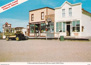 CALGARY, Alberta, 1950-1990s; Heritage Park - Claresholm General Store and 19...