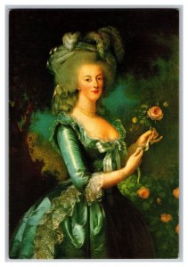 Queen Marie-Antoinette D'Autriche France Painting Postcard Continental View Card 