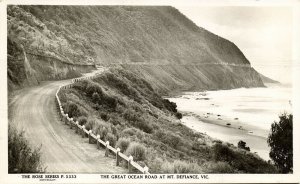 australia, VIC, Great Ocean Road at Mt. Defiance, Rose Series RPPC