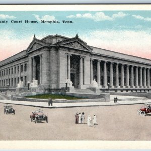 c1910s Memphis, TN Shelby County Court House Old World Tartaria Touring Car A210