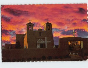 Postcard Rancho De Taos Church, Taos, New Mexico