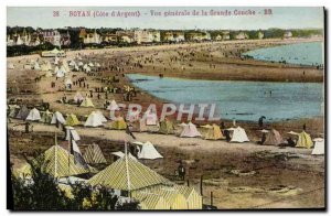 Old Postcard Royan Vue Generale De La Grande Conche