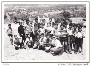 RP: 	Class picture Students & teachers,  Omodos School , CYPRUS , 1950-60s 3/6