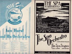 The Spa Scarborough Orchestra Pair Of Old Variety Show  Theatre Programme s