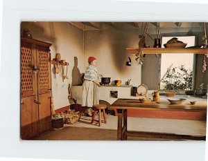 Postcard Kitchen of Casa de Gallegos San Agustin Antiguo St. Augustine Florida