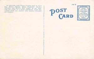 Boat Landing Cold Water Canyon Wisconsin Dells 1930s postcard