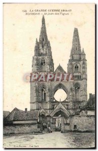 Old Postcard Soissons St Jean Des Vignes