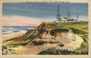 U.S. Wireless Station, North Truro, Mississppi Maine USA Lighthouse Unused 