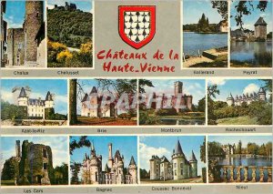 Postcard Modern Castles of the Haute Vienne Chalus Chalusset Ballerad Peyrat ...