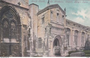 King's Lynn, Norfolk, England, UK, 1905 ; South Porch , St. Michael's Church