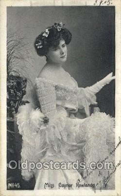 Miss Gaynor Rowlands Foreign Film Stars 1905 very small crease top edge, corn...