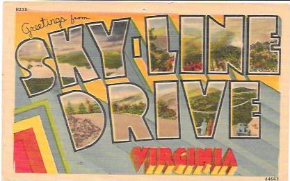 Greetings from Skyline Drive, Virginia