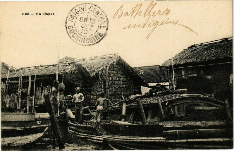 VIETNAM INDOCHINE - Au Repos SAIGON (190160)