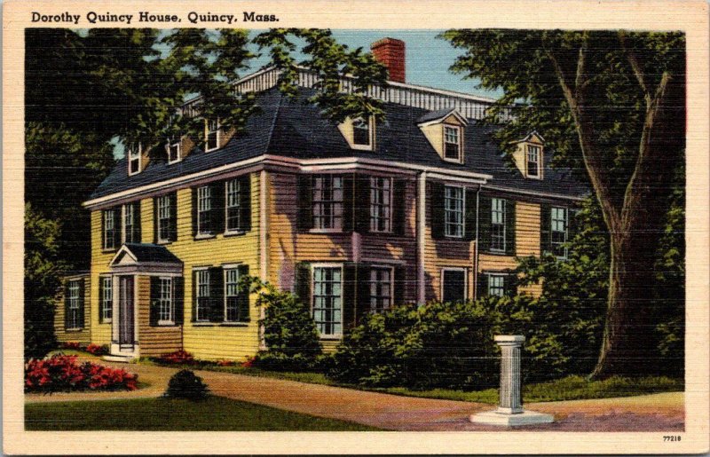 Massachusetts Quincy The Dorothy Quincy House