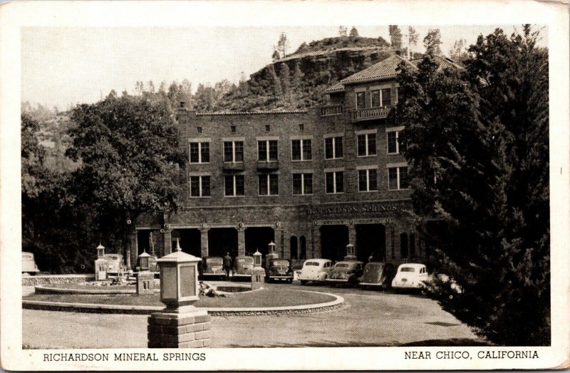 Postcard Richardson Mineral Springs near Chico, California~1184 