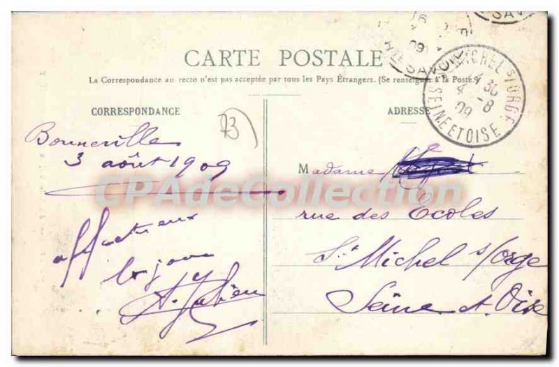 Postcard Old Aix Les Bains Moulin De Gresy