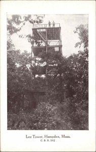Hampden Massachusetts MA Lee Fire Observation Tower c1910 Postcard
