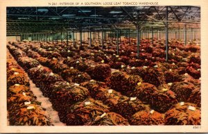 Interior Of A Southern Loose-Leaf Tobacco Warehouse