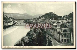 Postcard Old Salzburg von der Humboldt Terrace