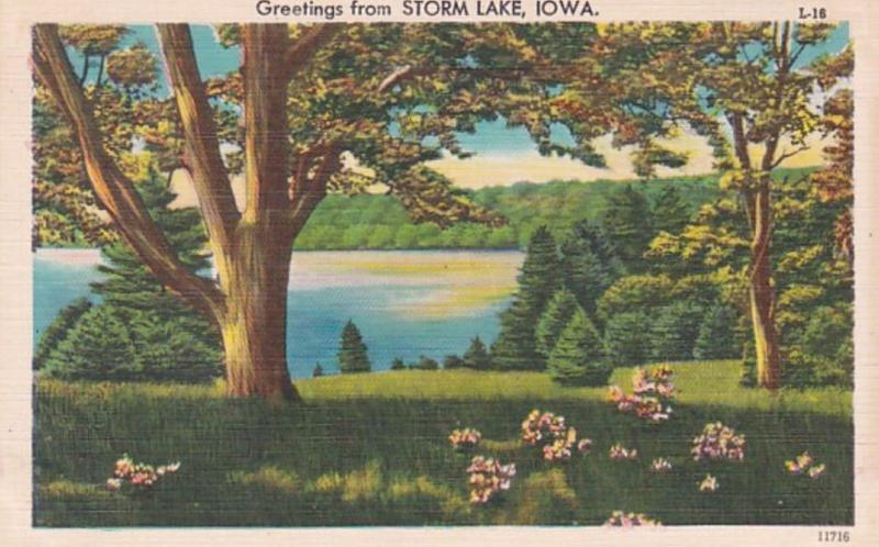 Iowa Greetings From Storm Lake