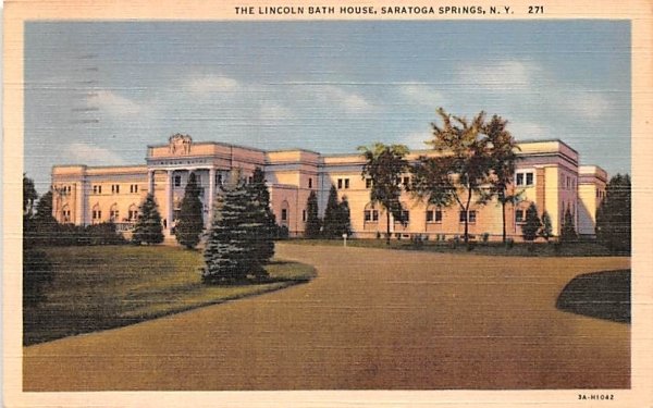 Lincoln Bath House Saratoga Springs, New York