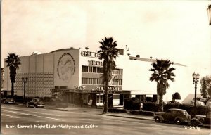 RPPC Exterior Earl Carroll Night Club, Hollywood CA Vintage Postcard K25