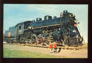 Moncton, New Brunswick-N.B., Canada Postcard, Steam Locomotive 5270,Natural Park