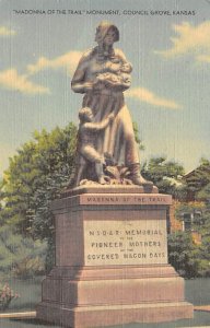 Madonna of the Trail monument Council Grove Kansas  