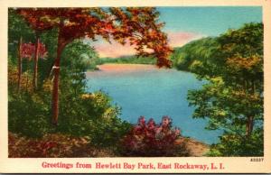 New York Greetings From Hewlett Bay Park East Rockaway Long Island