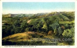 View from Rainbow Drive - Council Bluffs, Iowa IA